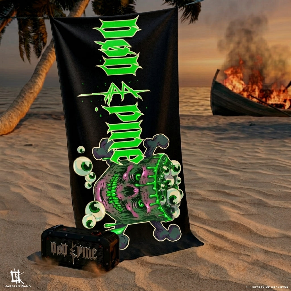 DØD&PINE Mr. Eyeball Stew - Beach Towel