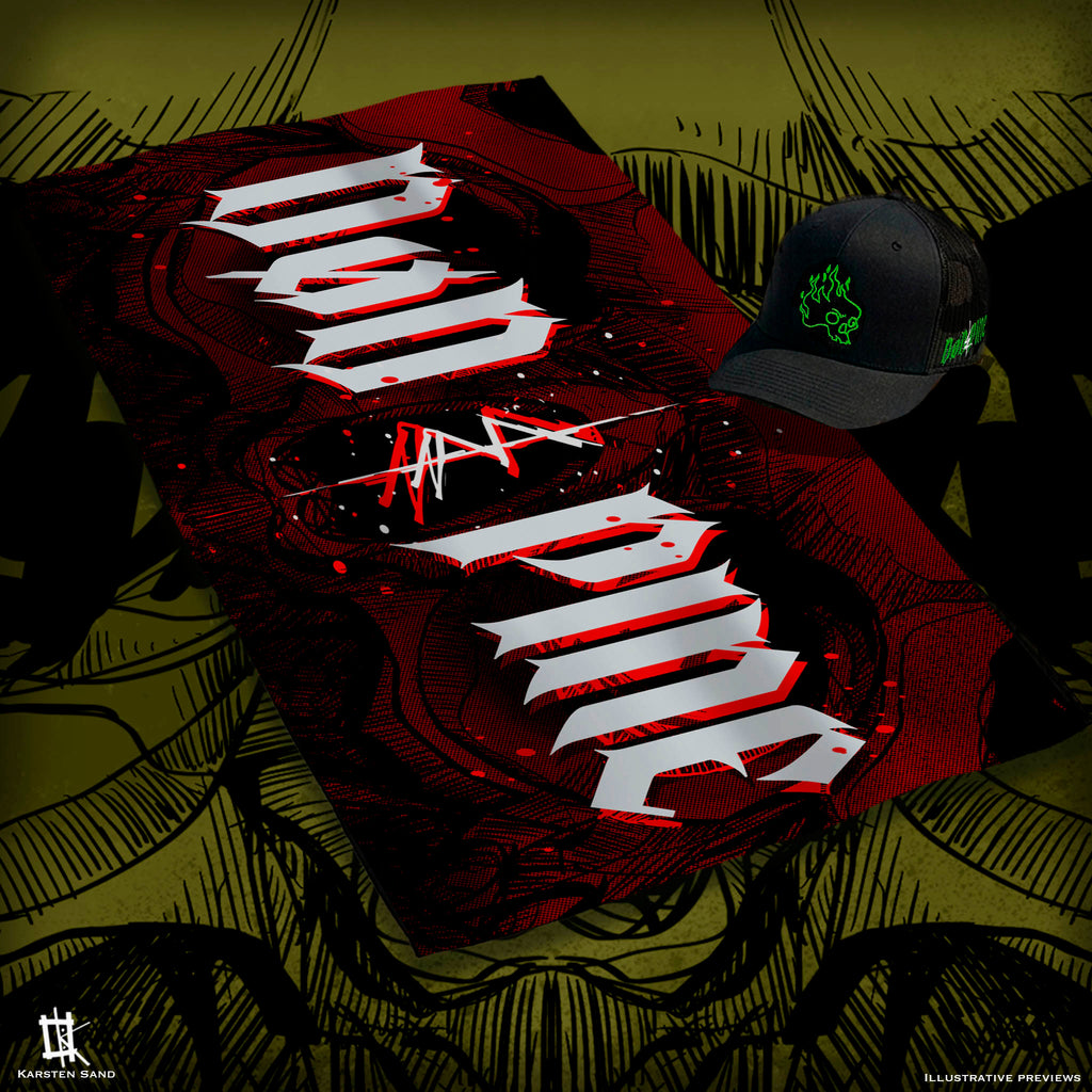 DØD&PINE- LOGO - Beach Towel